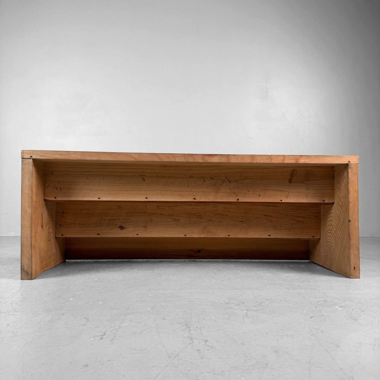 Japans Houten Displayrek, Drie Niveaus, Minimalistisch, 1960s