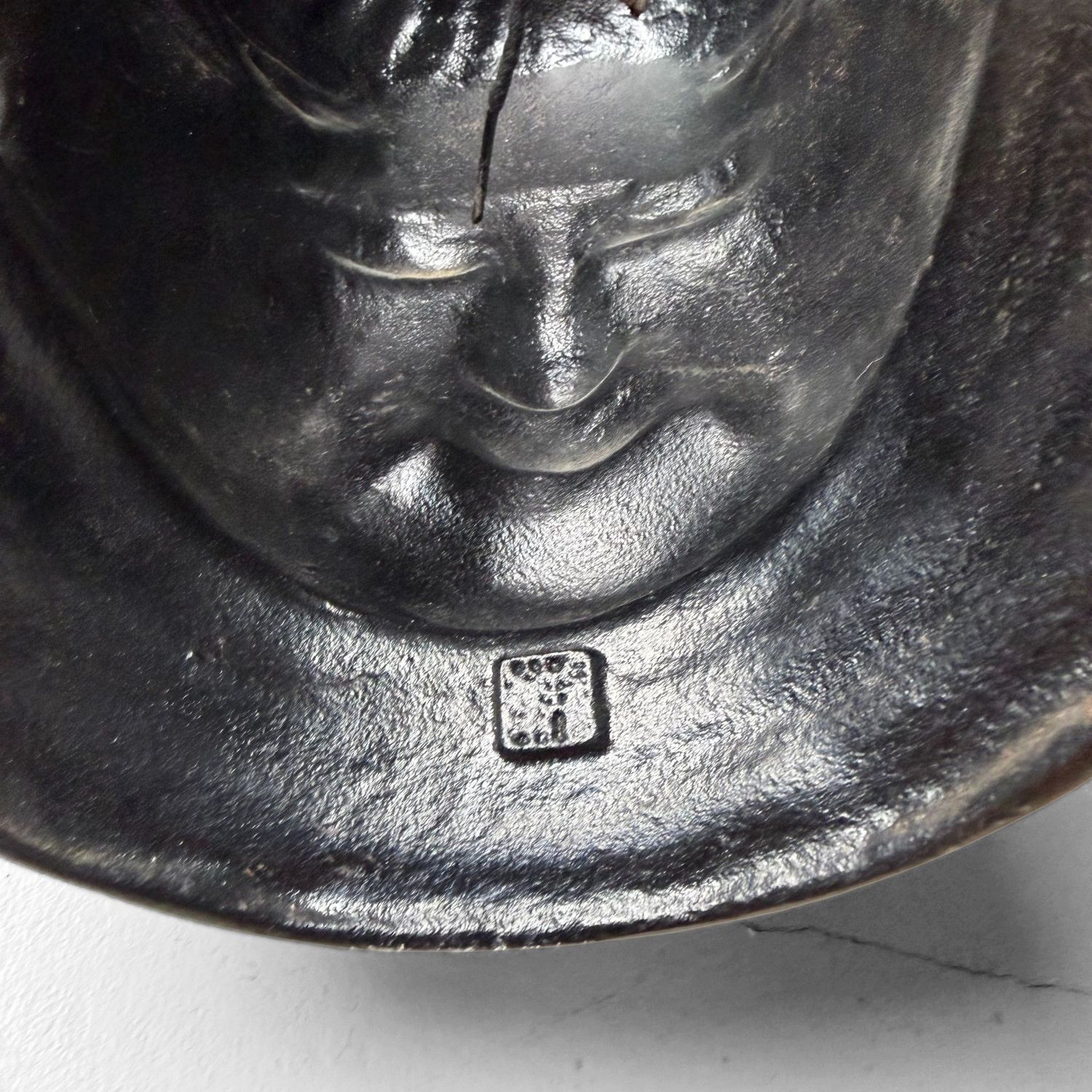 Japans Gietijzeren Wandsculptuur, Boeddhistische Kannon, 1960s