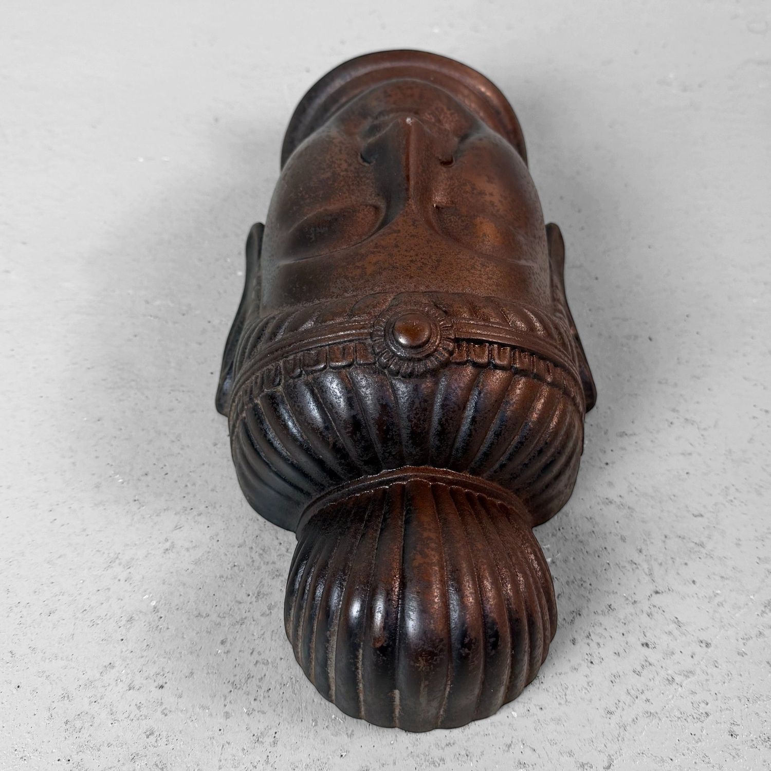 Japans Gietijzeren Wandsculptuur, Boeddhistische Kannon, 1960s