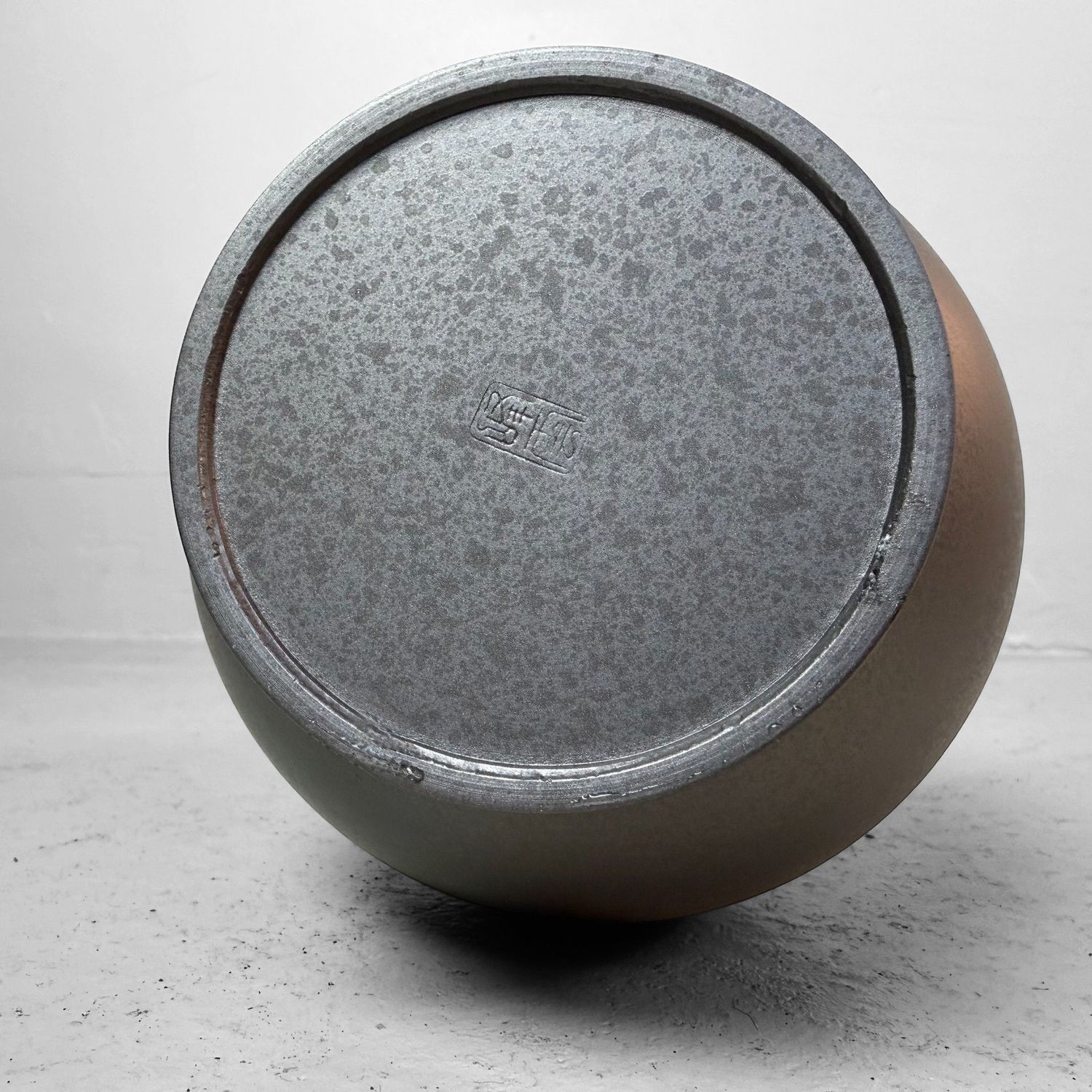 Japanese Metal Vase from Takaoka, Chrysanthemum Motif, 1970s