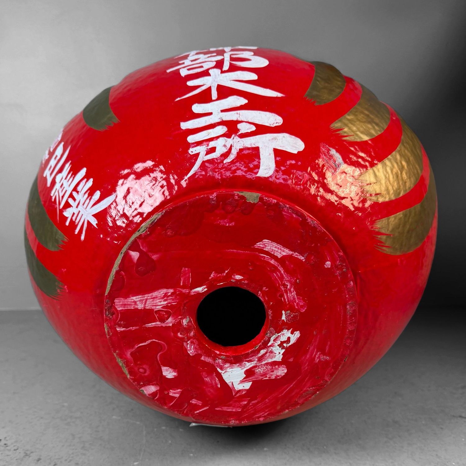 Grote Japanse Daruma, Decoratieve Eyecatcher, 1980s