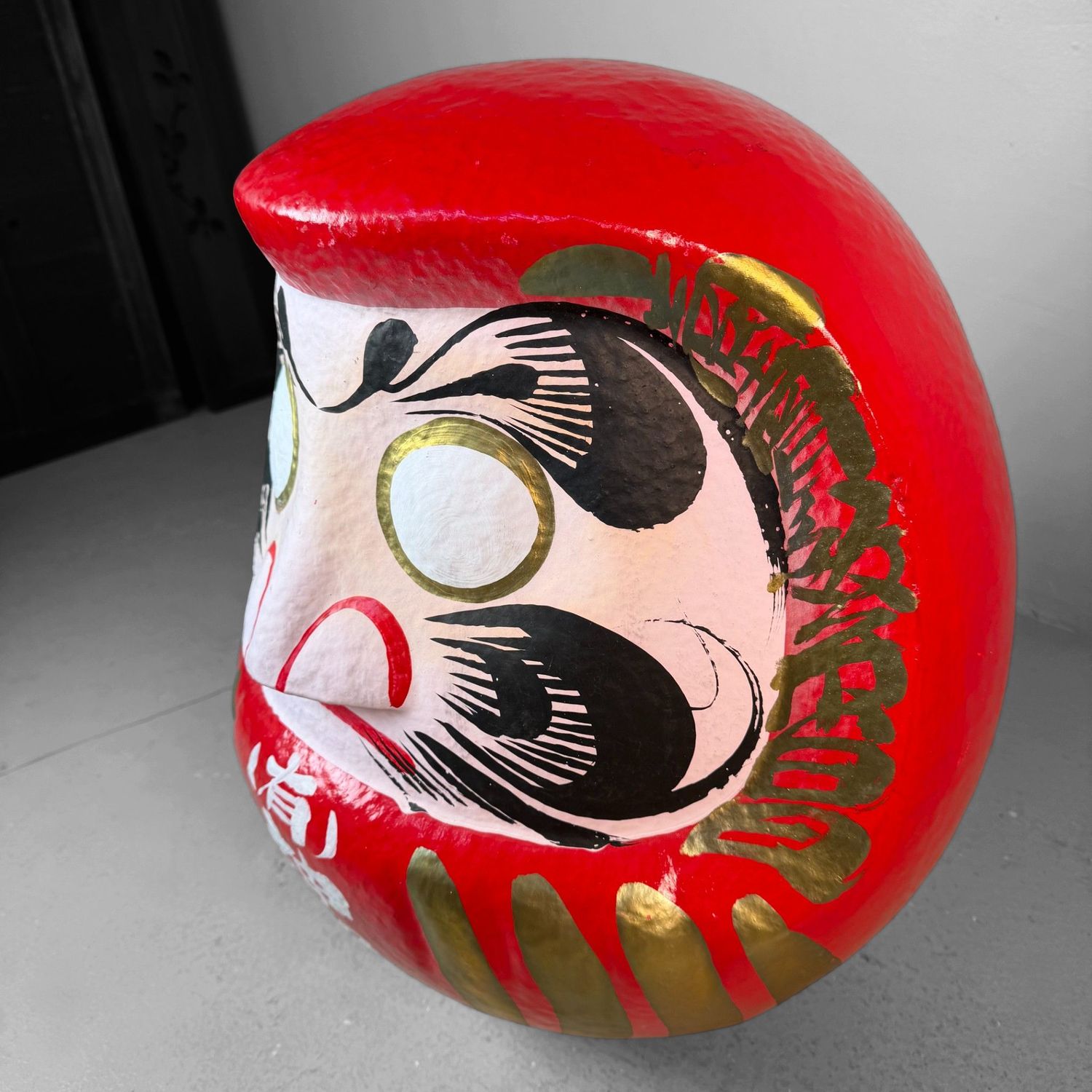 Grote Japanse Daruma, Decoratieve Eyecatcher, 1980s