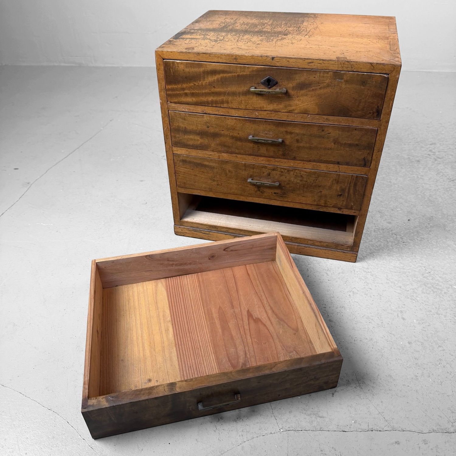 Japanese Unique Drawer Chest, Storage Piece, 1920s