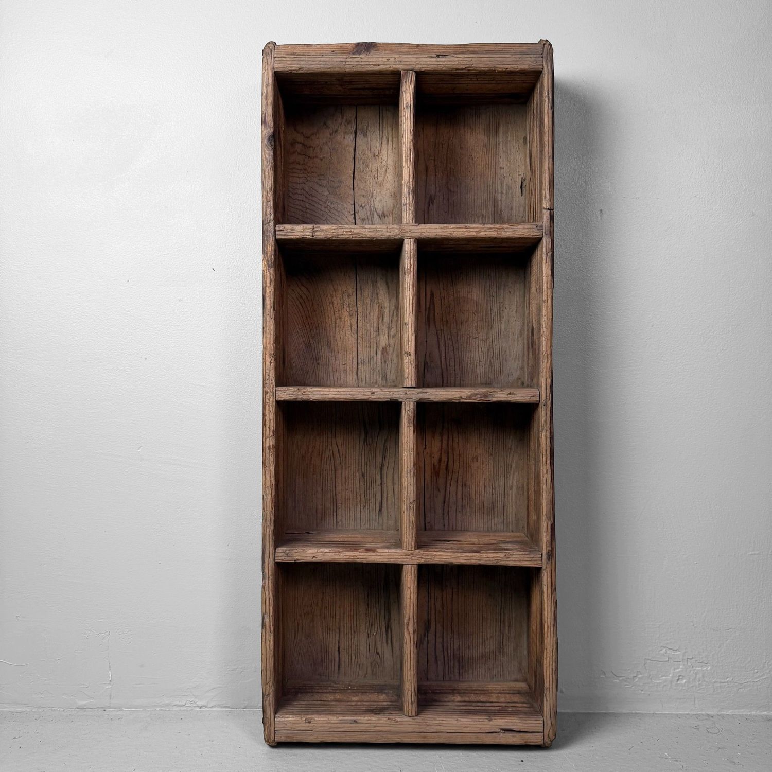 Japanese Antique Crate with Compartments, Display Tray, 1910s