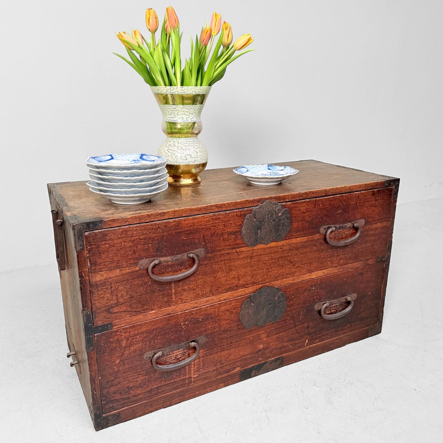 Japans Tansu Ladekast, Opbergmeubel & Display Piece, 1910s