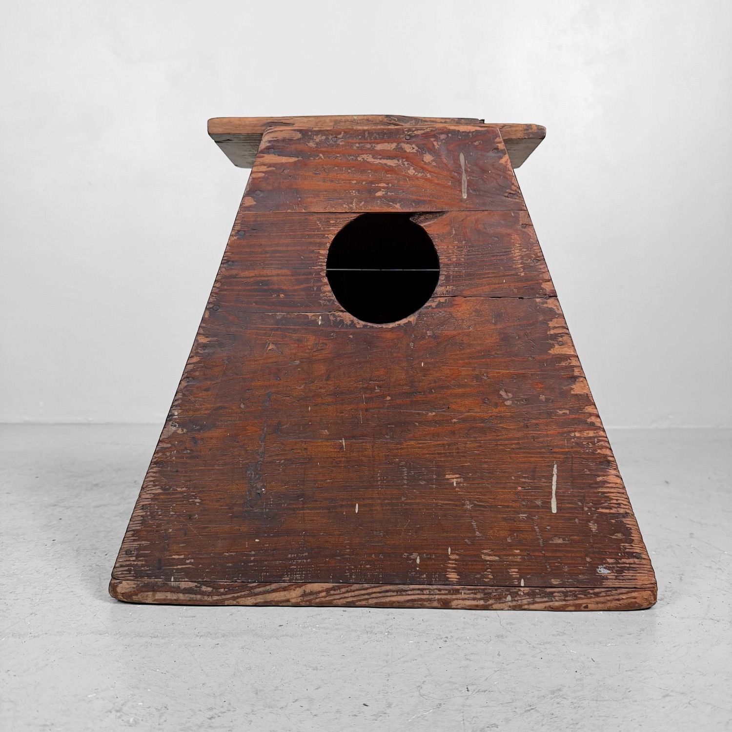 Japanese Wooden Fumidai Step Stool, Minimalist Interior Accent, 1920s