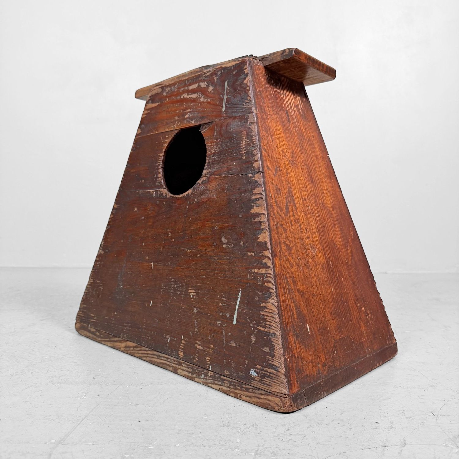 Japanese Wooden Fumidai Step Stool, Minimalist Interior Accent, 1920s