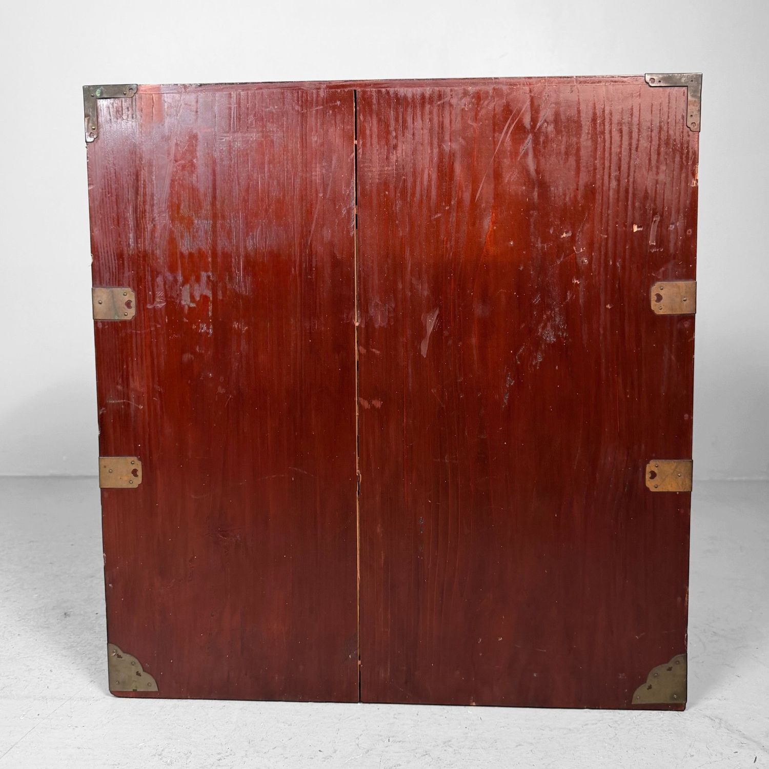 Japanese Antique Tansu Chest of Drawers with Brass Hardware, 1900s