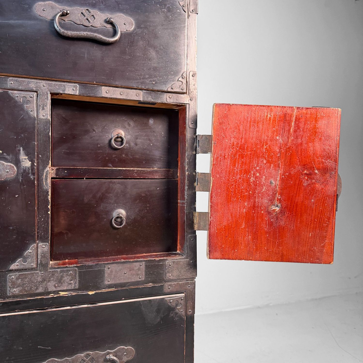 Large Japanese Tansu Chest of Drawers, Storage Cabinet, 1900s