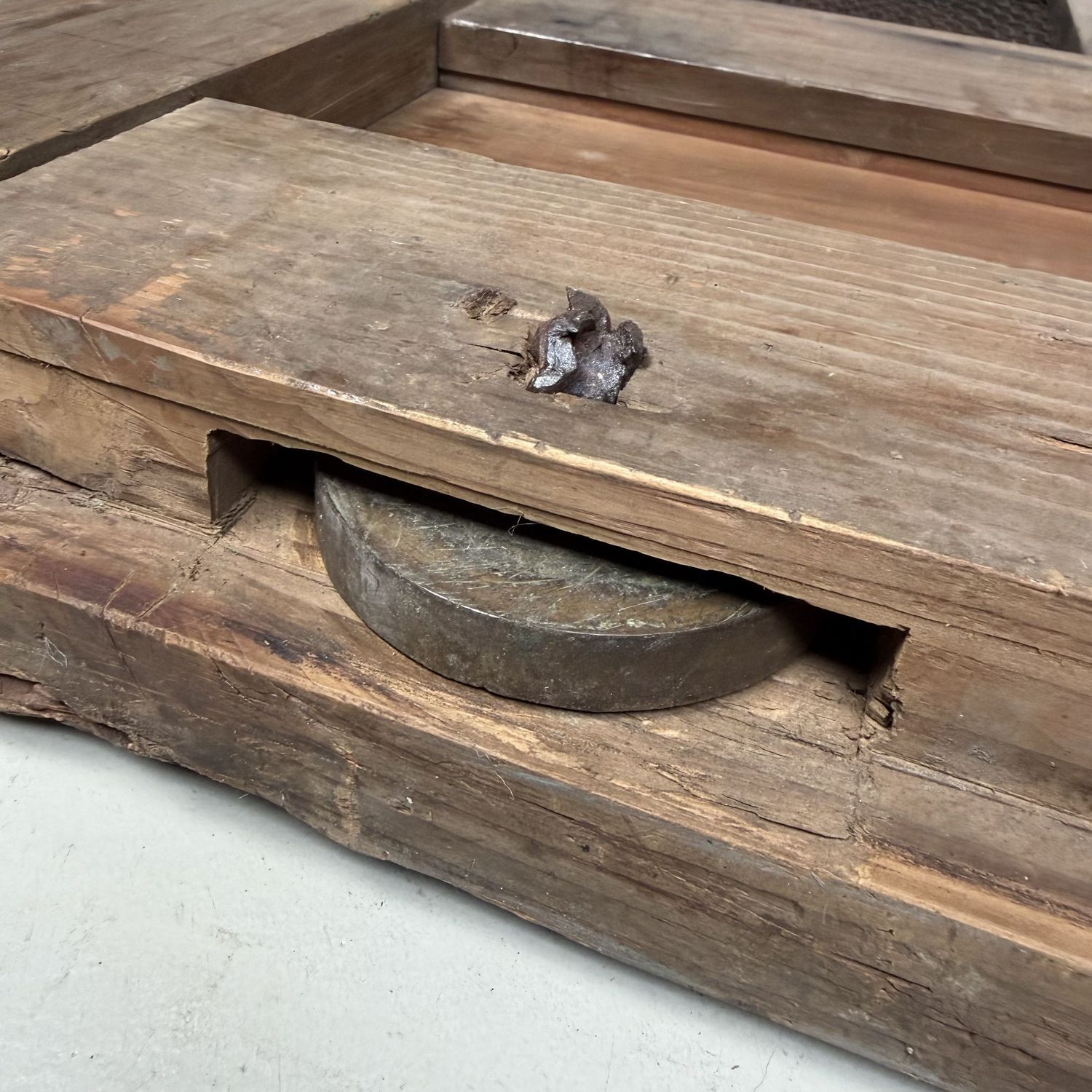 Antique Japanese Sliding Door, Architectural Wall Panel, 1890s