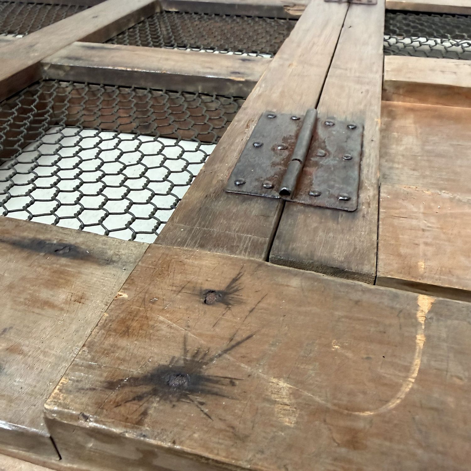 Antique Japanese Sliding Door, Architectural Wall Panel, 1890s