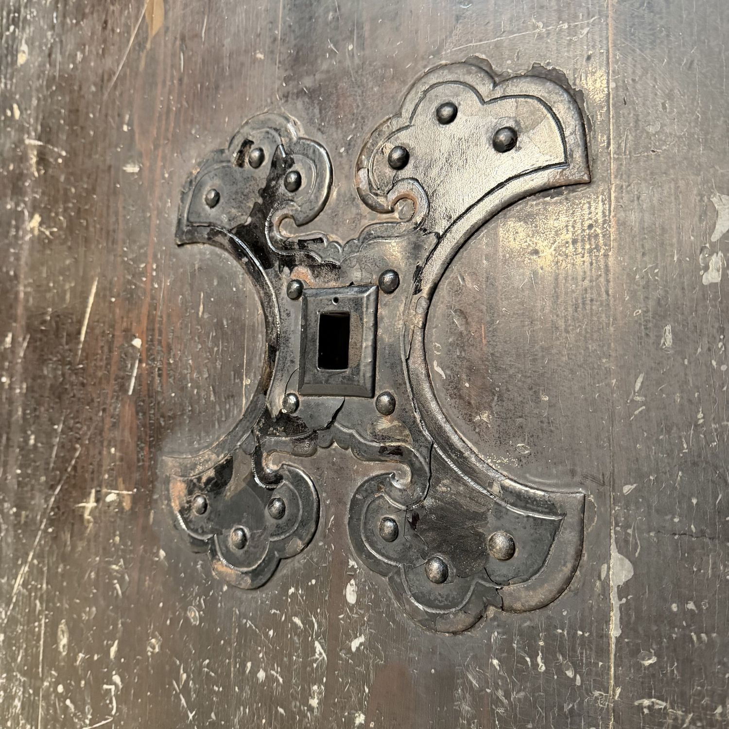 Antieke Japanse Schuifdeur, Hikido, Architecturaal Wandpaneel, 1860s