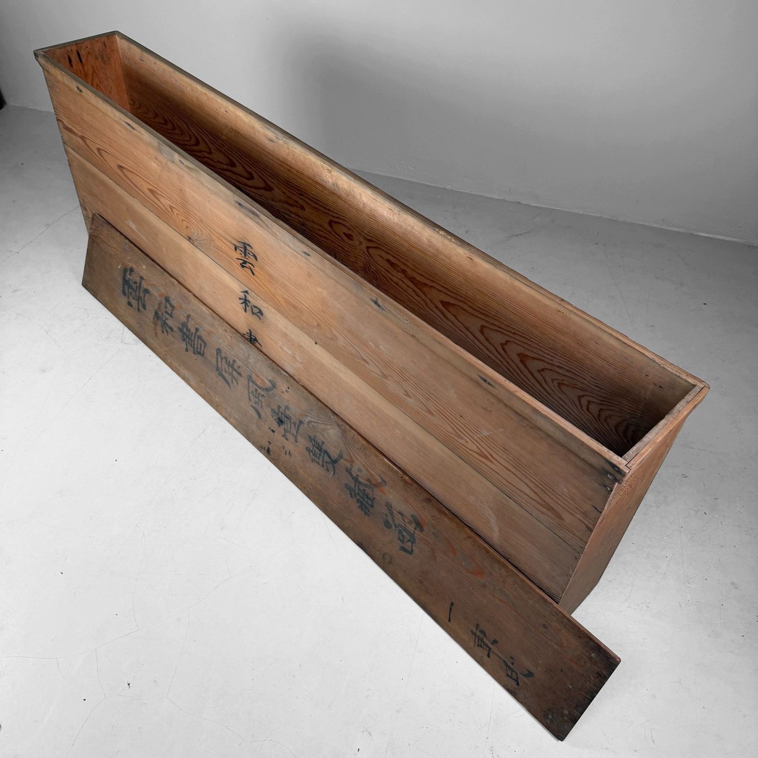 Antiek Japans Kamerscherm, Byōbu met Kalligrafie, 6 Panelen, 1890