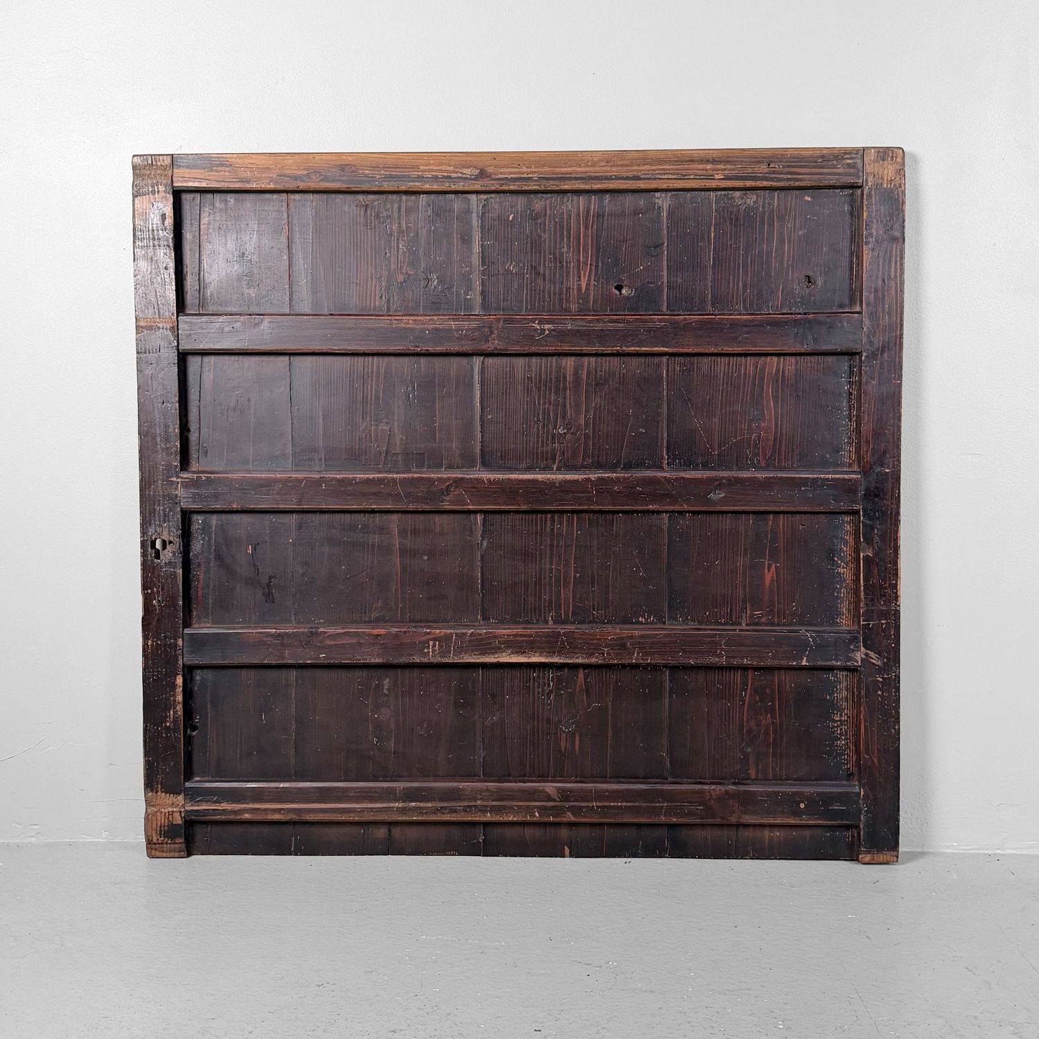 Japanese Wooden Wall Panels (Former Door Panels), Set of 2, c. 1890