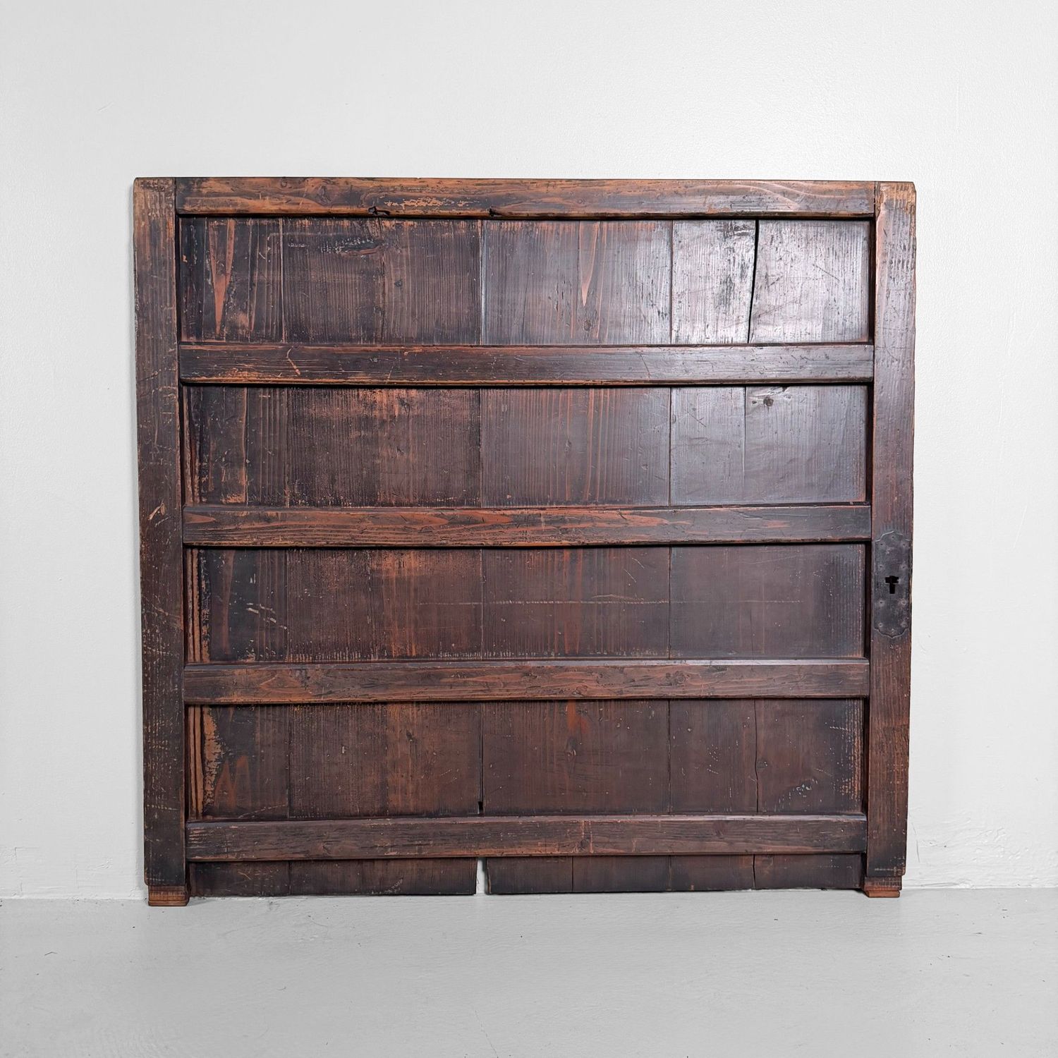 Japanese Wooden Wall Panels (Former Door Panels), Set of 2, c. 1890