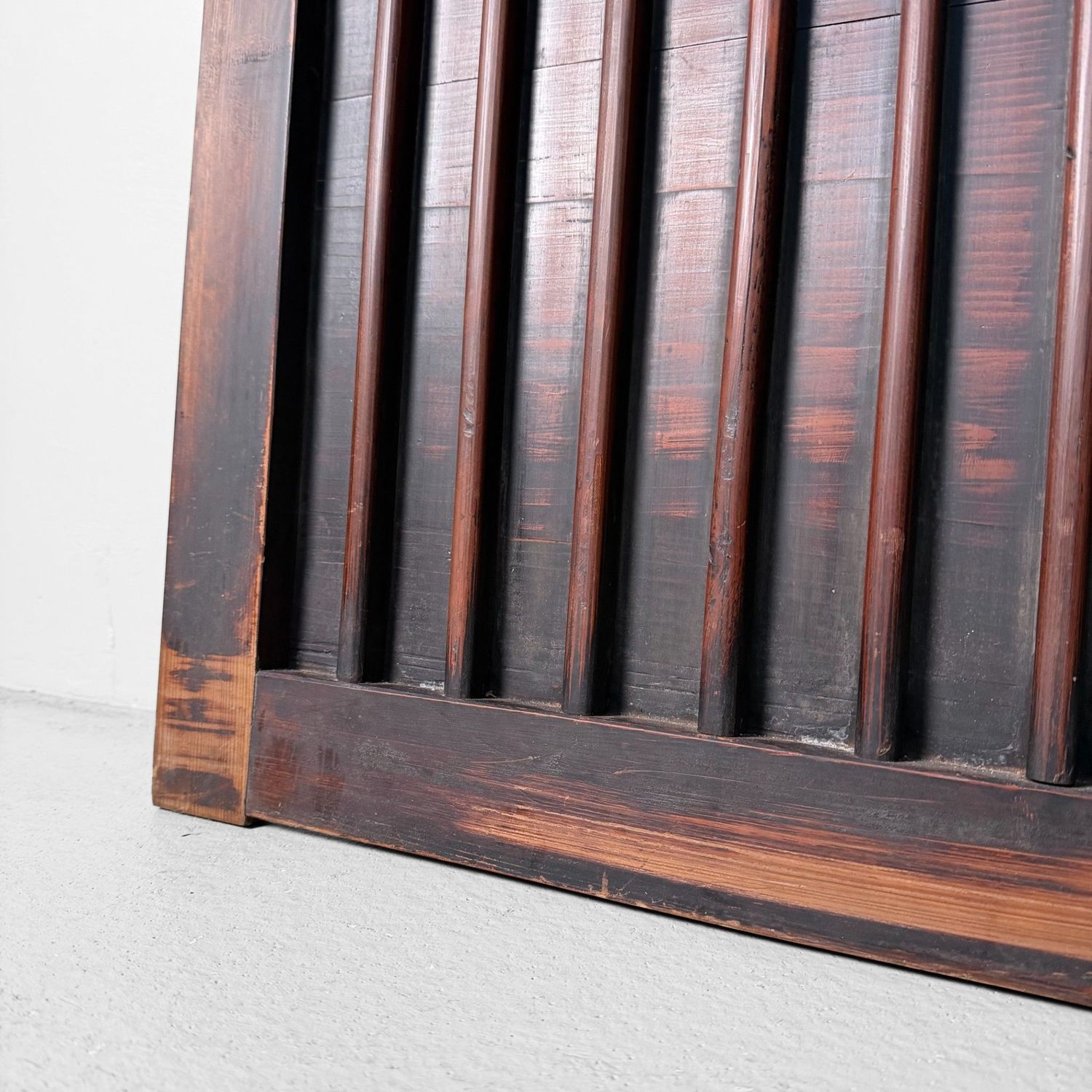 Antieke Japans Houten Wandcecoratie, Roosterdeur, ca. 1890