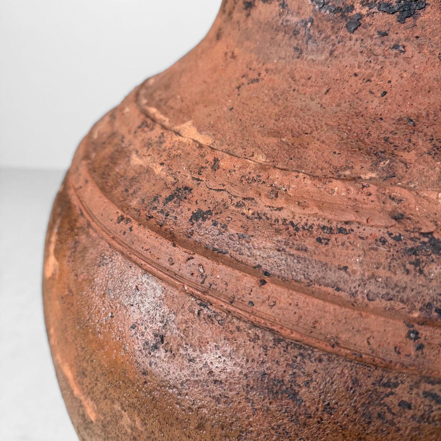 Antique Terracotta Jar, Large Olive Oil Amphora, Portugal, 1900–1930