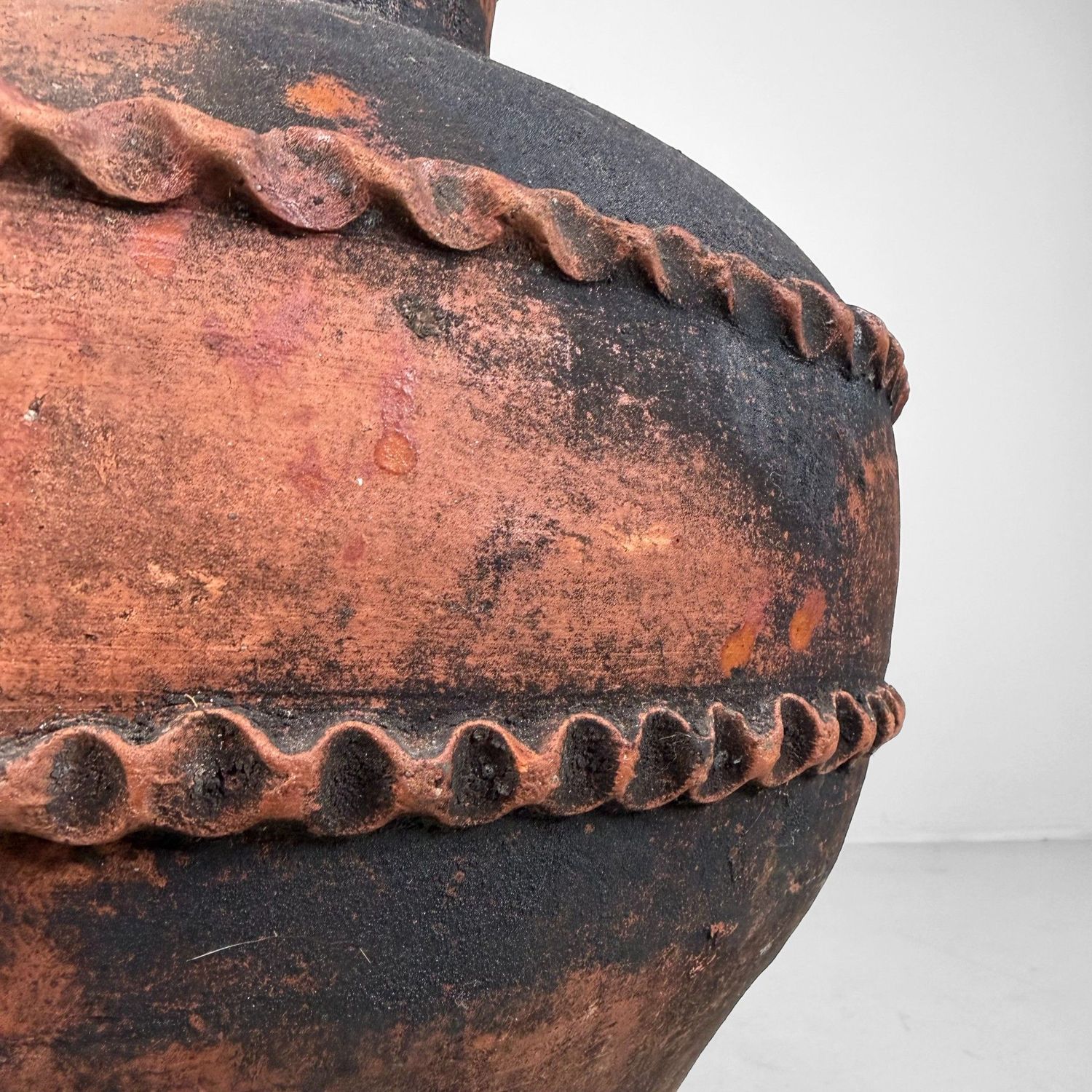 Antique Terracotta Jar, Olive Oil Amphora, Portugal, 1900–1930