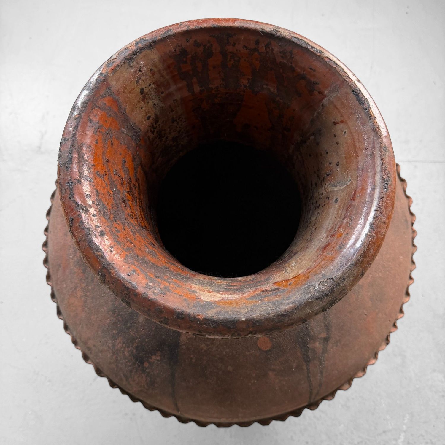Antique Terracotta Jar, Olive Oil Amphora, Portugal, 1900–1930