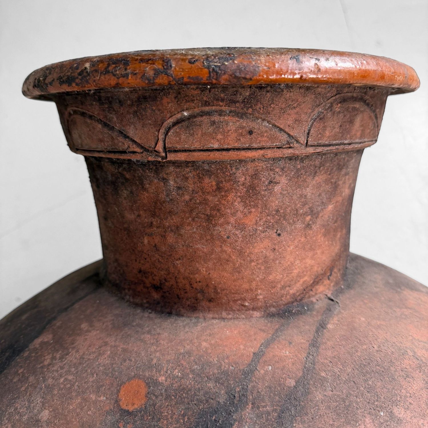 Antique Terracotta Jar, Olive Oil Amphora, Portugal, 1900–1930