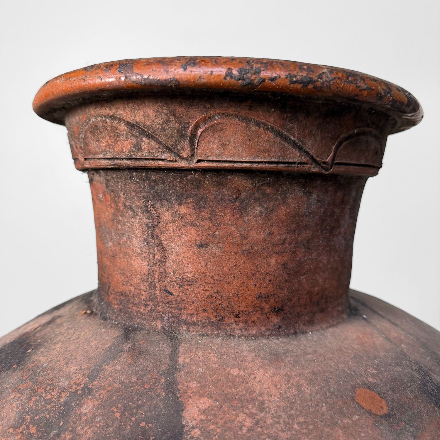Antique Terracotta Jar, Olive Oil Amphora, Portugal, 1900–1930