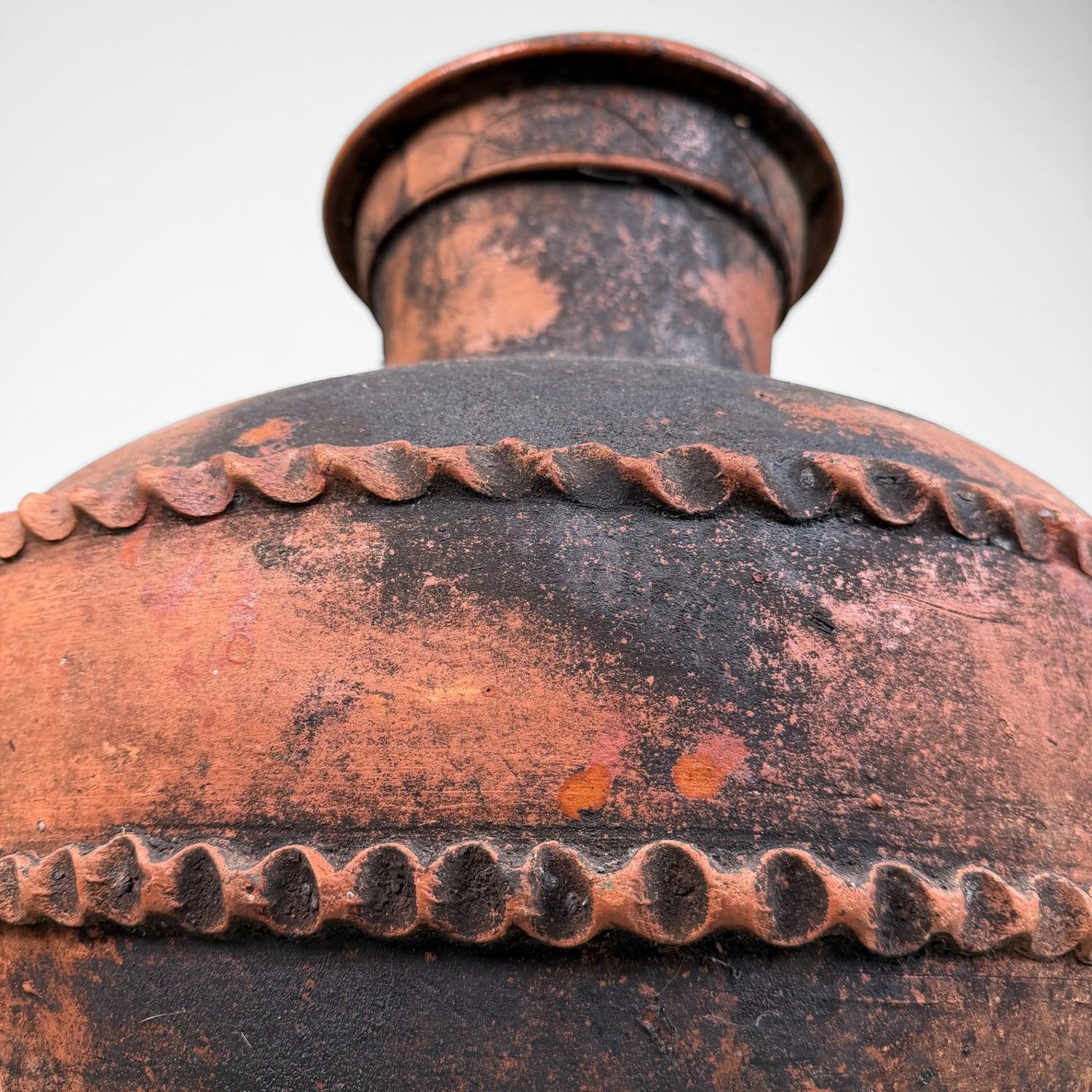 Antique Terracotta Jar, Olive Oil Amphora, Portugal, 1900–1930