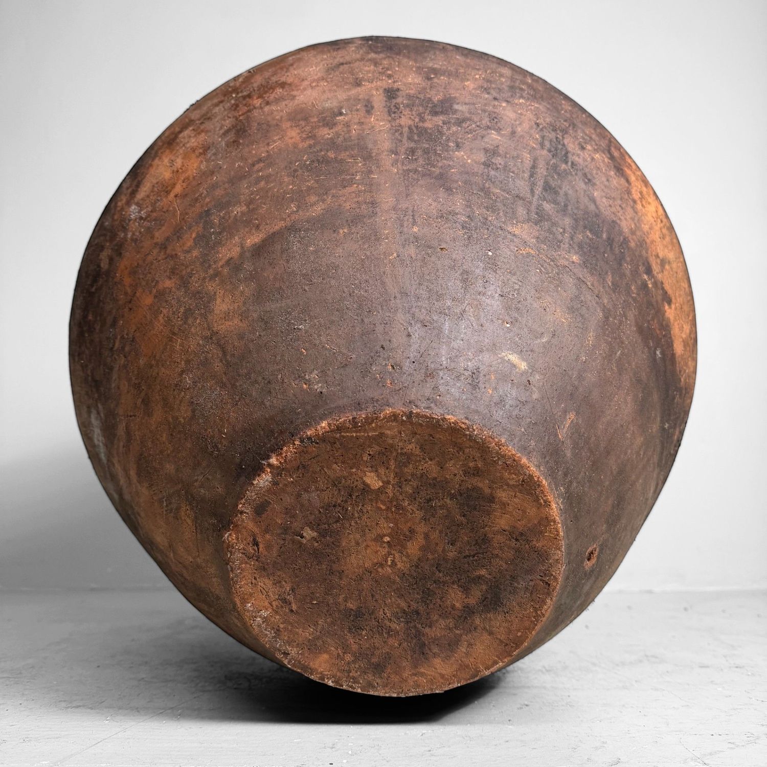 Antique Terracotta Jar, Large Olive Oil Amphora, Portugal, 1900–1930