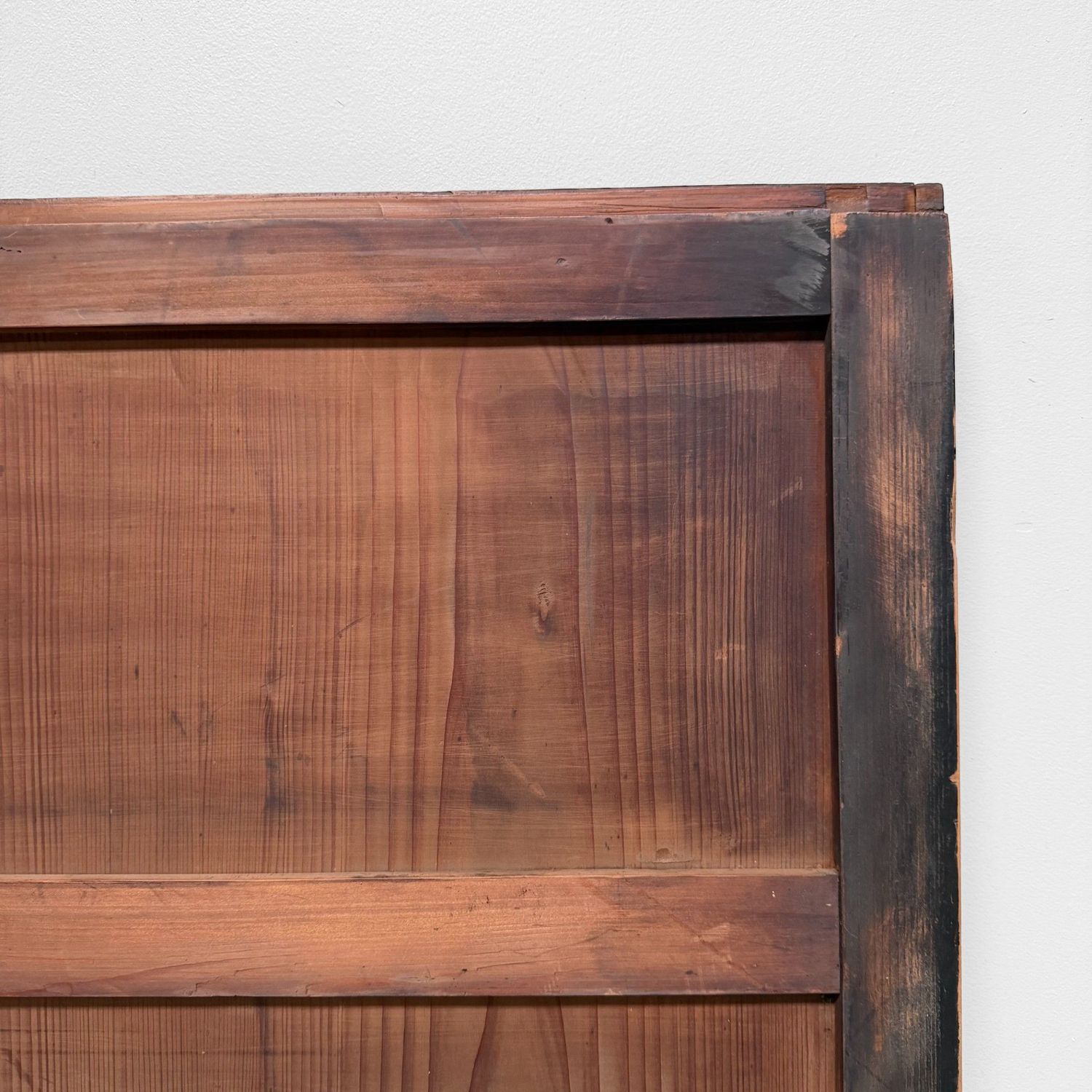 Japanese Wooden Door Panels, Minimalist Wall Décor, 1890s