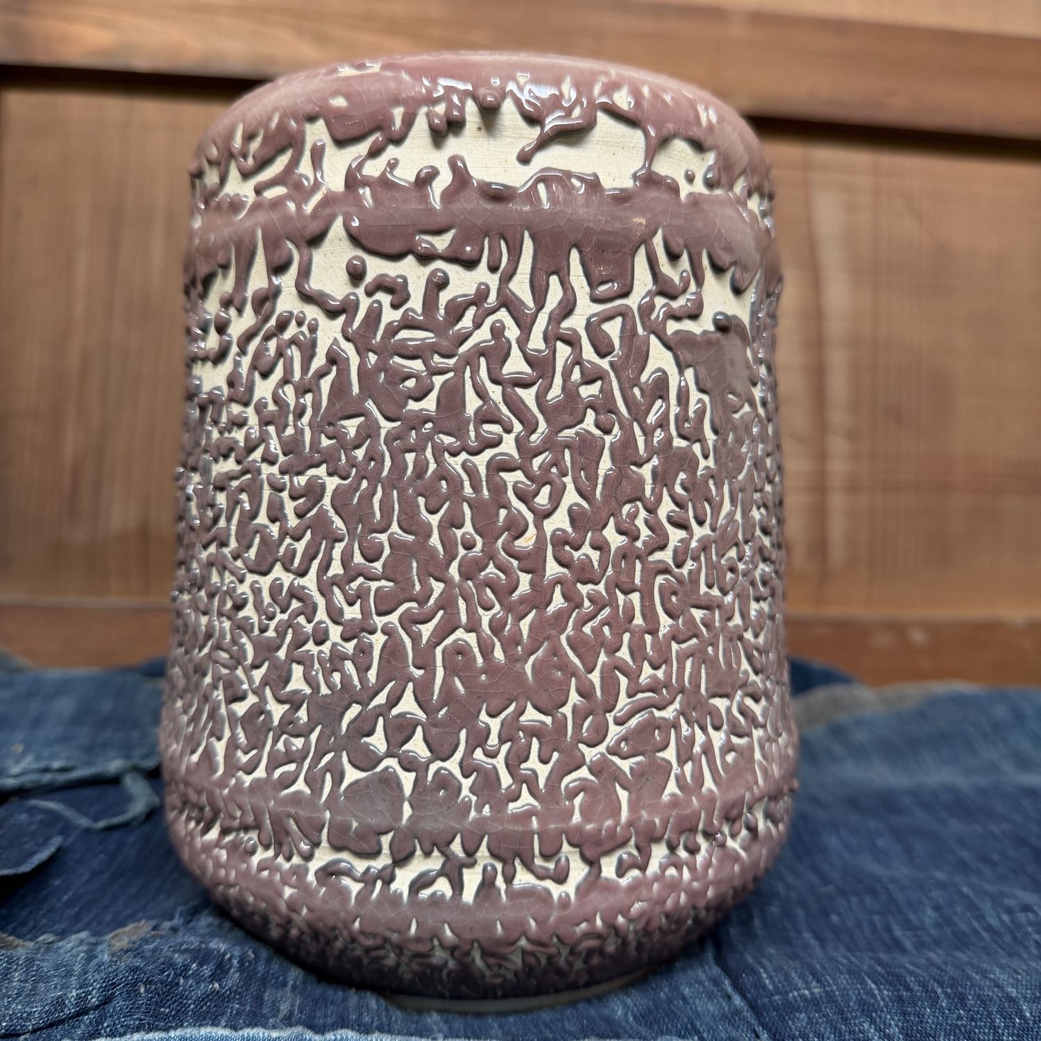 Mizusashi Water Jar for the Tea Ceremony – Noma Gazan, 1960s