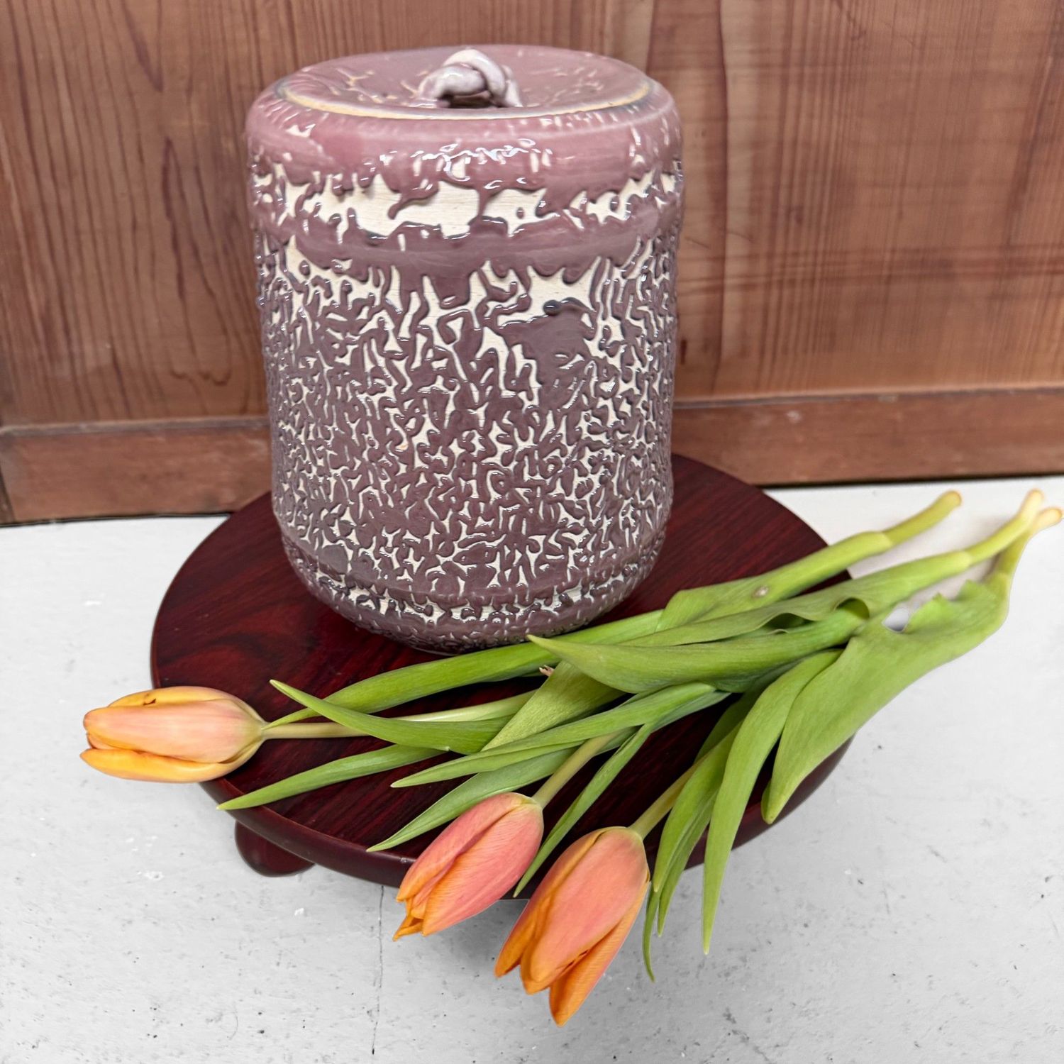 Mizusashi Water Jar for the Tea Ceremony – Noma Gazan, 1960s
