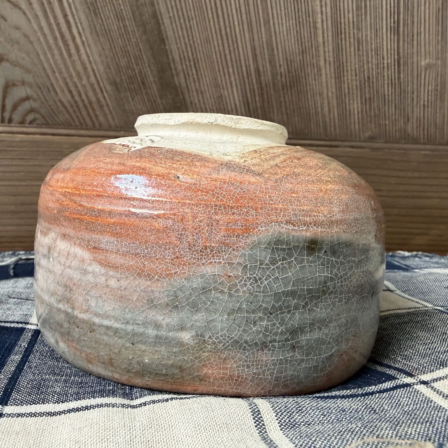 Japanese Raku-ware Matcha Chawan (Tea Bowl), 1970s