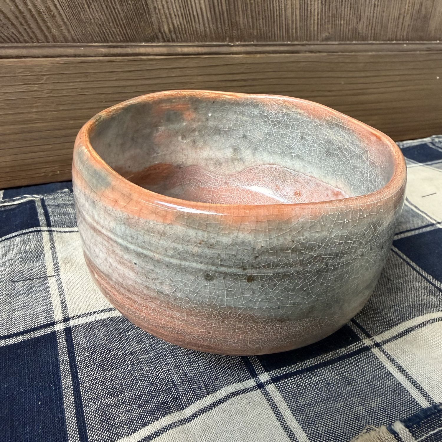 Japanese Raku-ware Matcha Chawan (Tea Bowl), 1970s