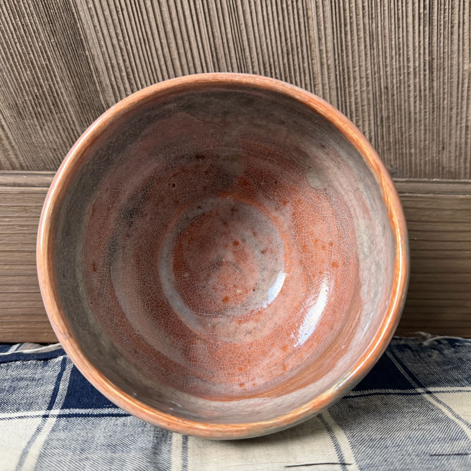 Japanese Raku-ware Matcha Chawan (Tea Bowl), 1970s