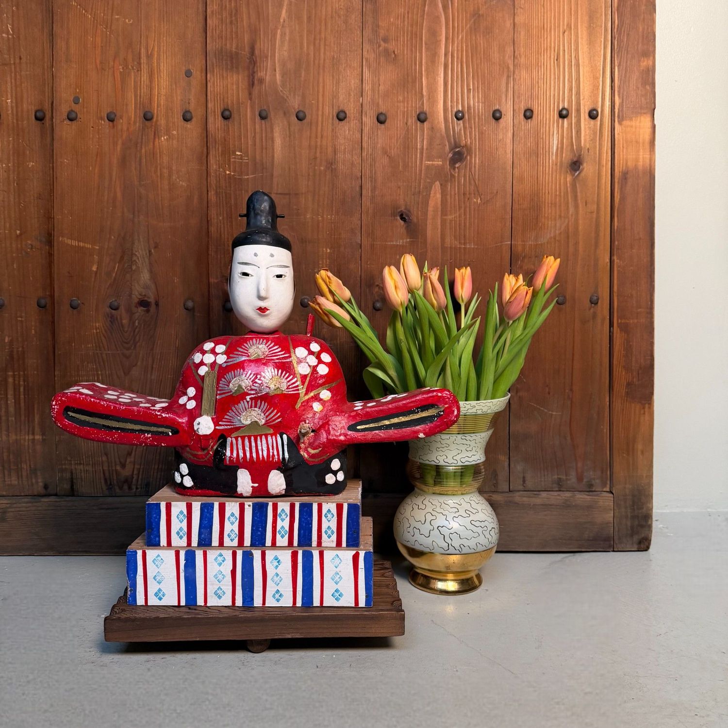 Antique Japanese Wooden Door, Authentic Wall Panel, 1890s Antique Japanese Wooden Door, Authentic Wall Panel, 1890s