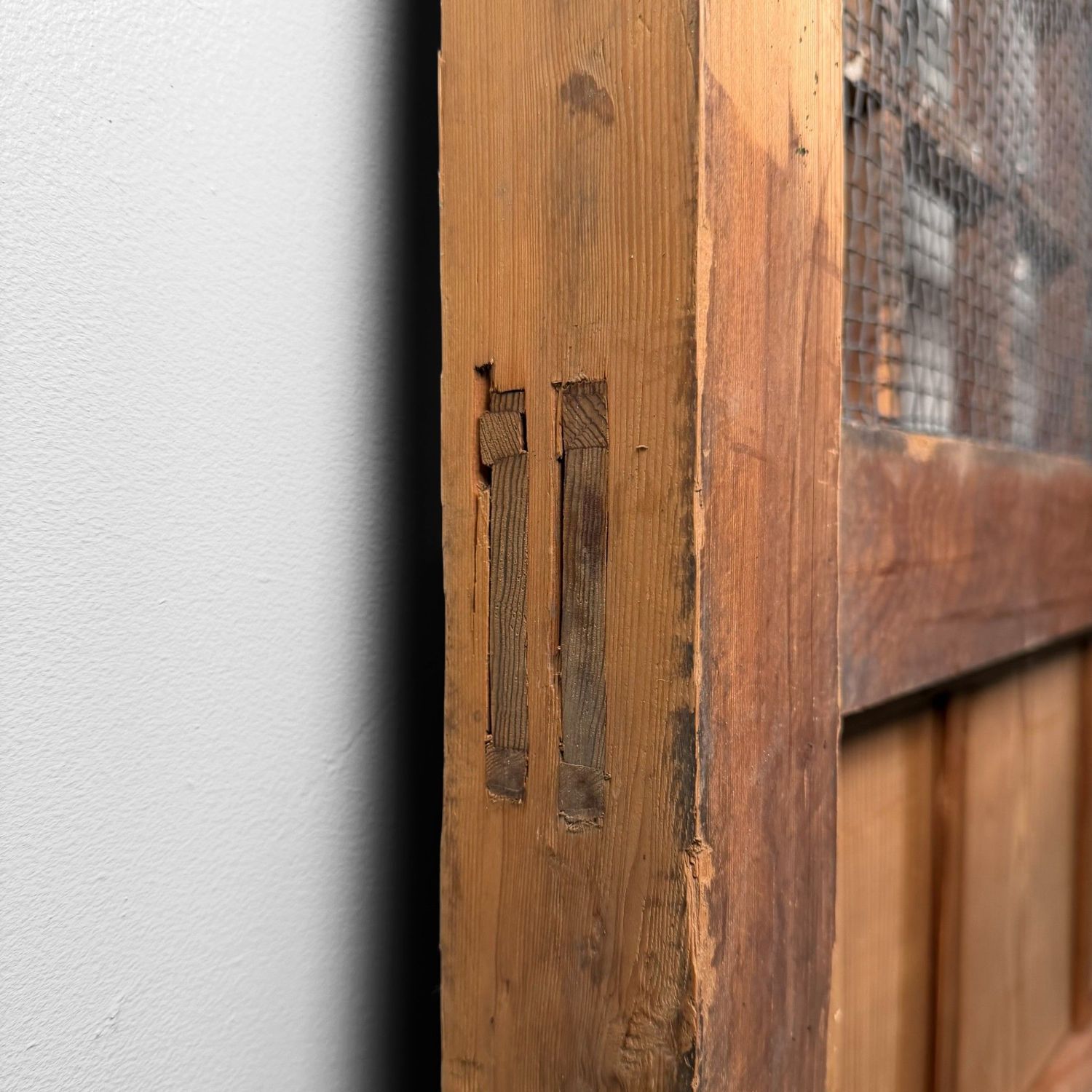 Antique Japanese Wooden Door, Authentic Wall Panel, 1890s Antique Japanese Wooden Door, Authentic Wall Panel, 1890s
