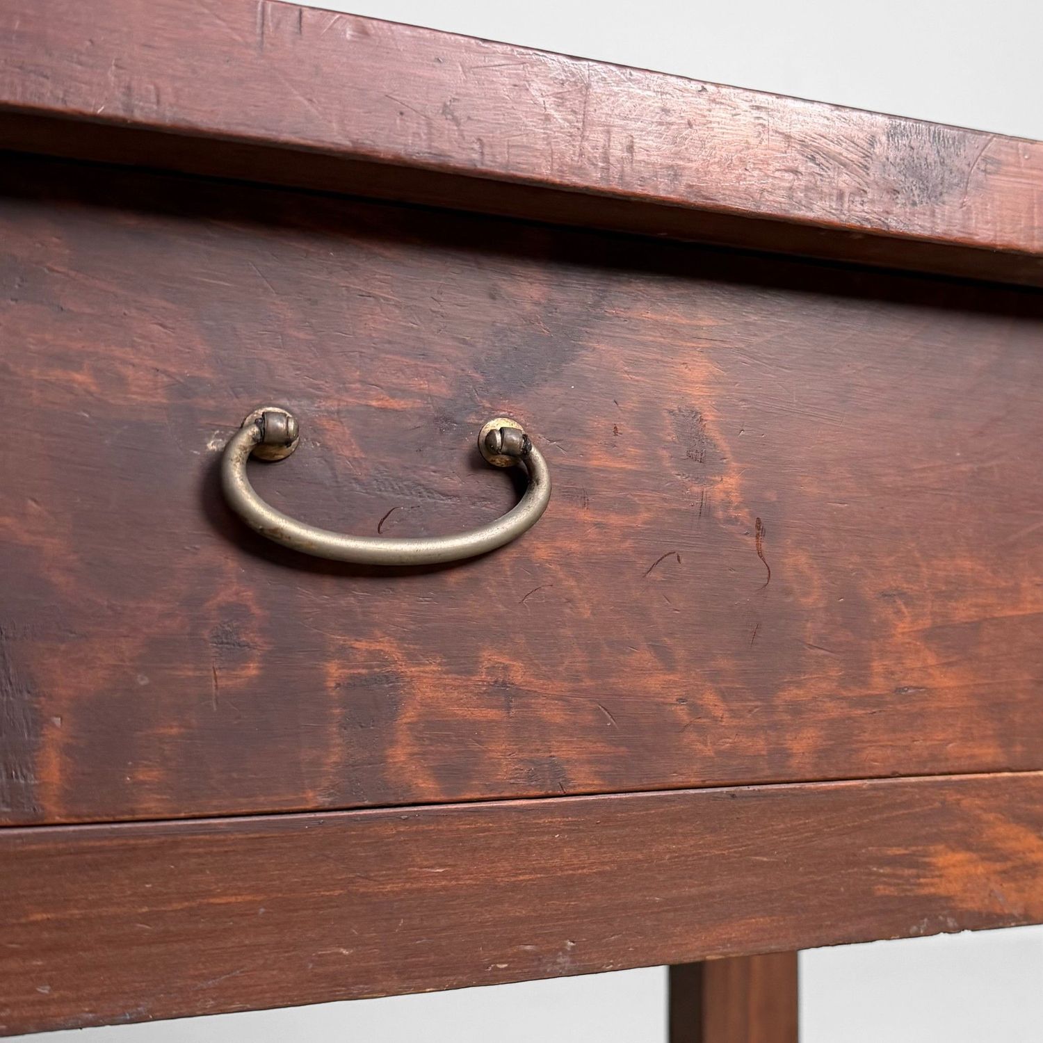 Minimalistisch Japans Tafeltje met Lade, 1920s