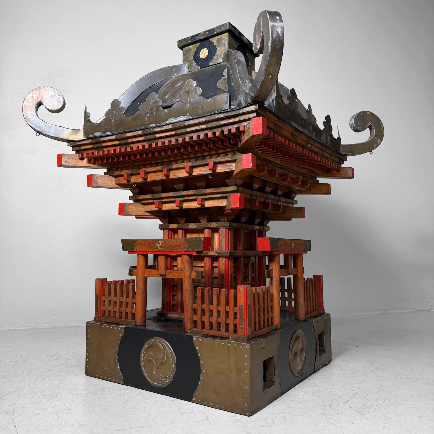 Monumental Japanese Mikoshi, Portable Shinto Shrine, ca. 1880