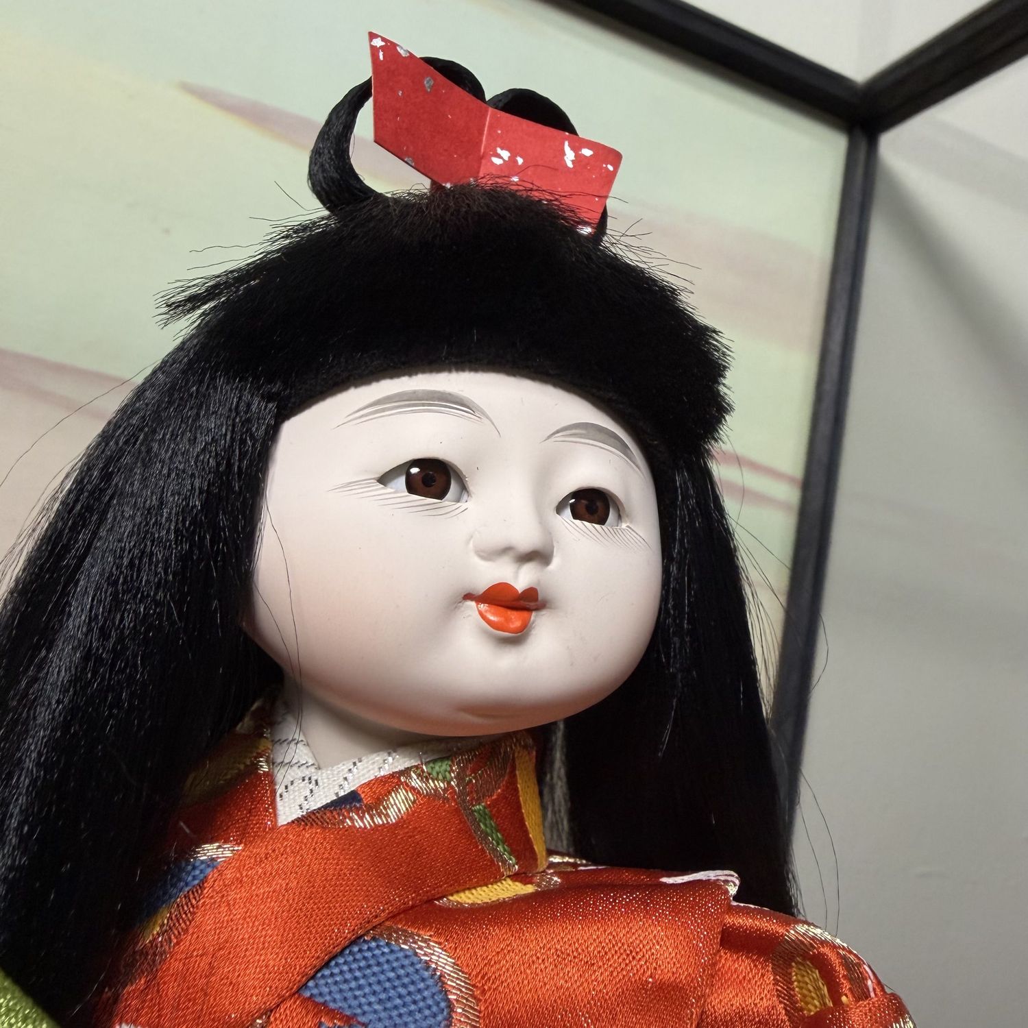 ​Japanse Poppen, Gogatsu Ningyō, Glazen Display, 1970s
