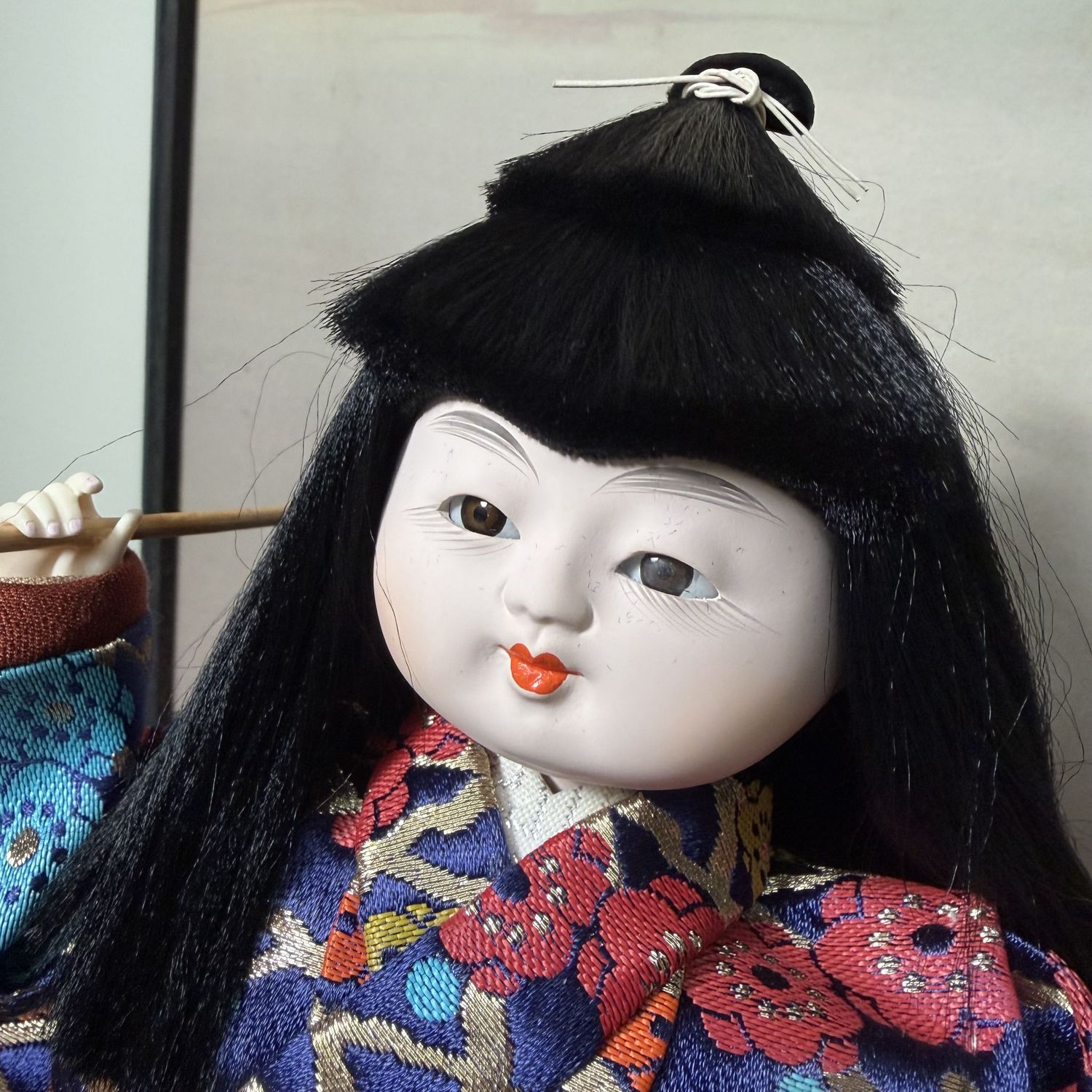 ​Japanse Poppen, Gogatsu Ningyō, Glazen Display, 1970s