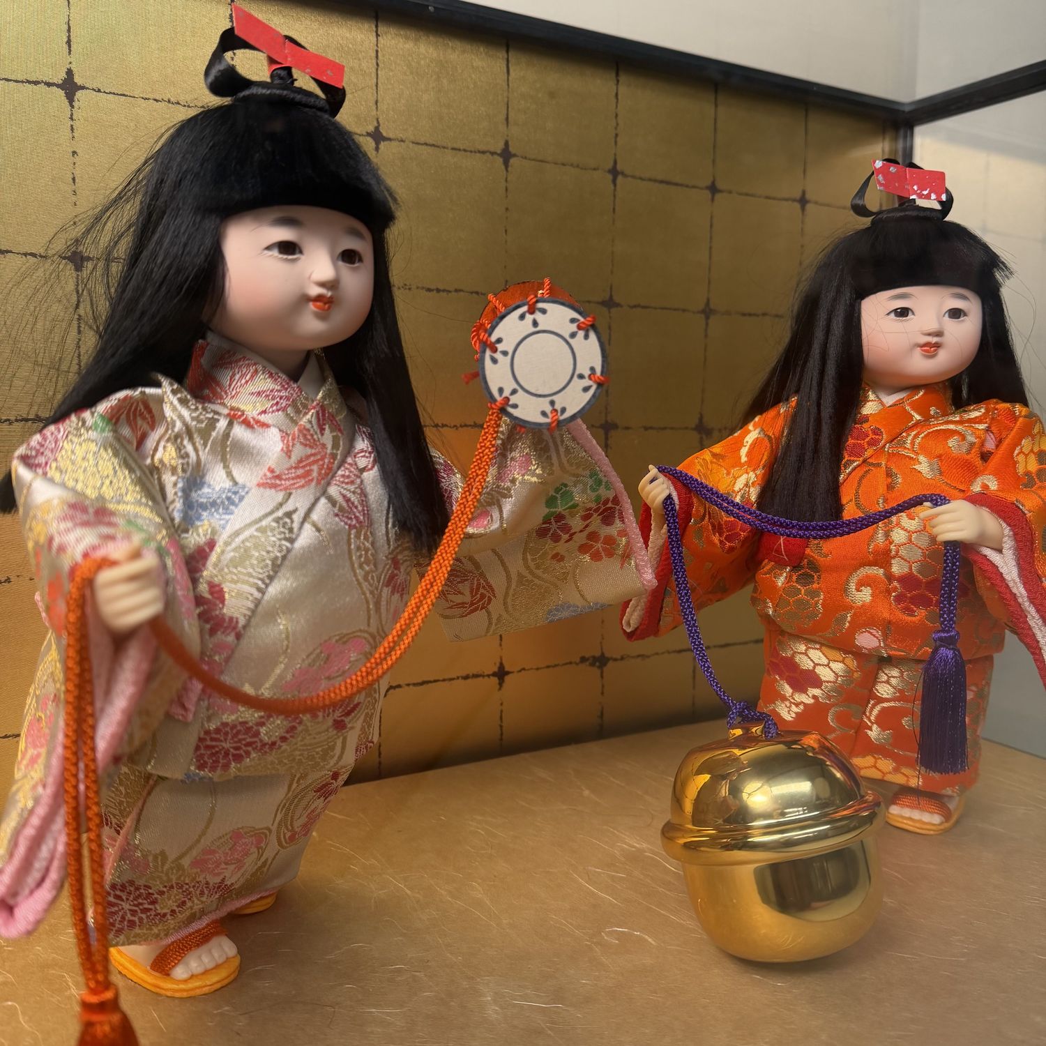 Japanse Ichimatsu Poppen-display, Sangatsu Ningyō, 1970s