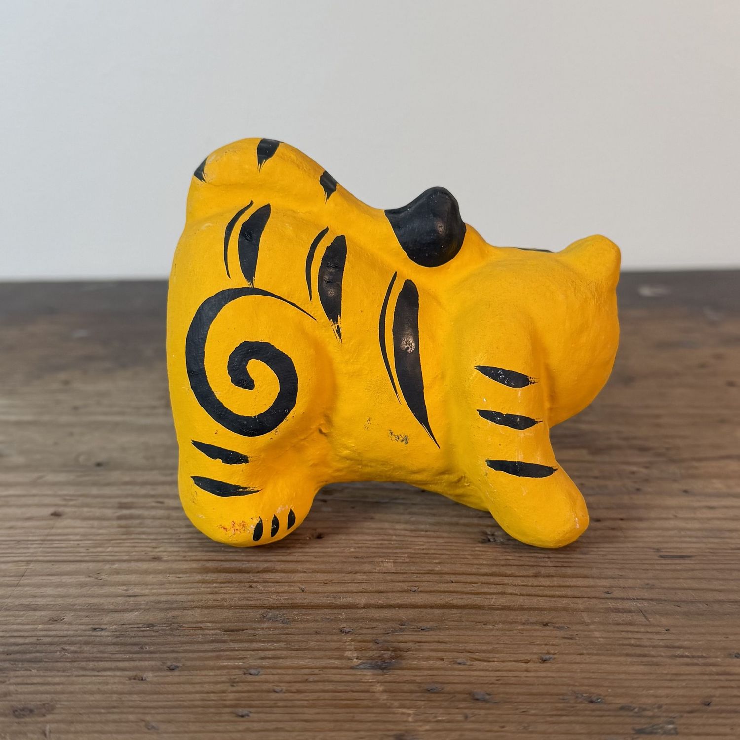 Vintage Japanese folk art tiger