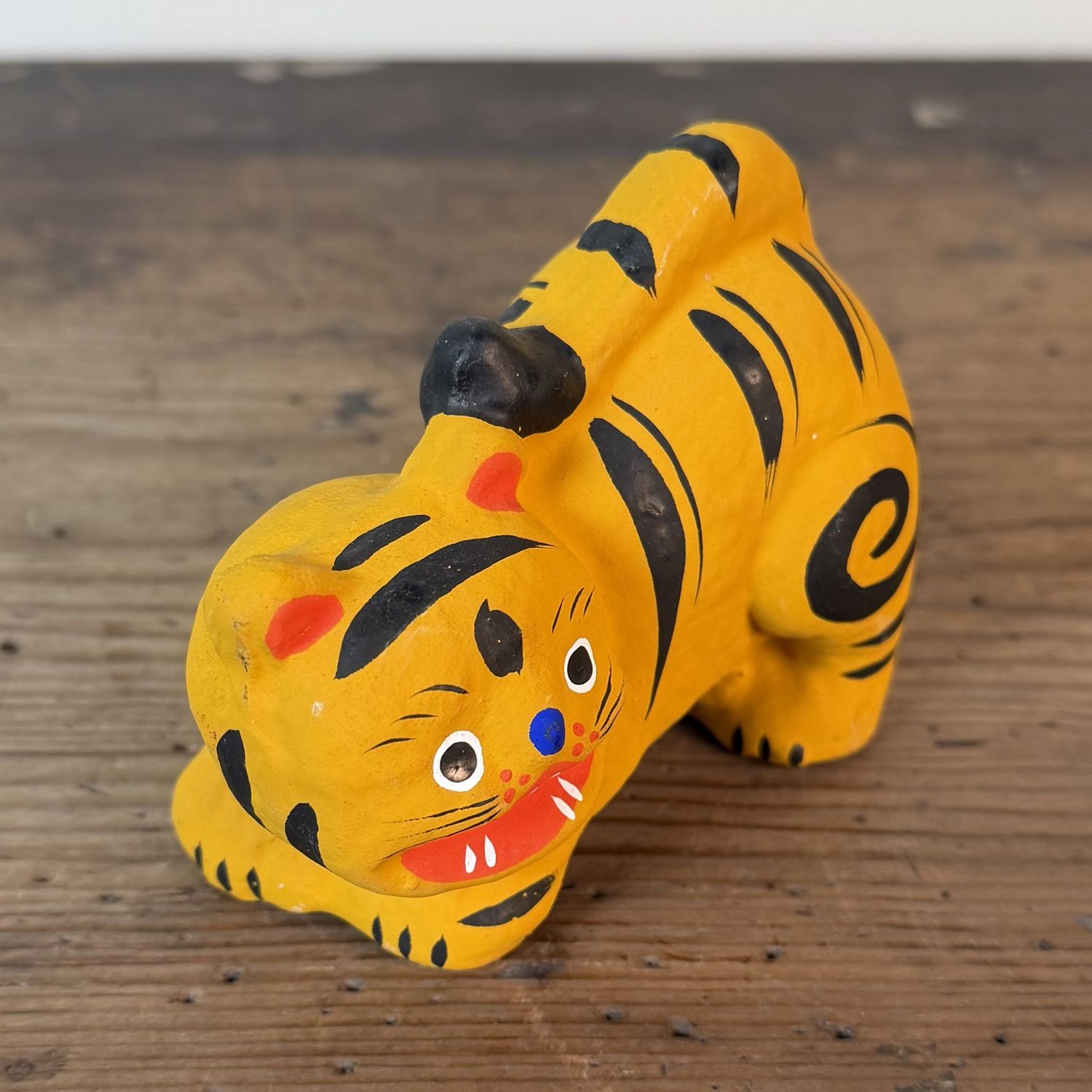 Vintage folk art Japanse tijger