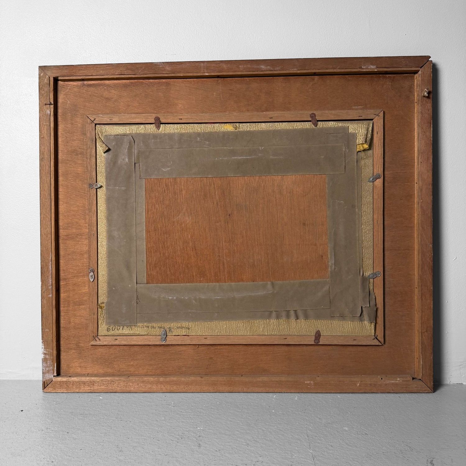 Japanese Vintage Embroidery “Bamboo”, Wall Decoration, 1950s