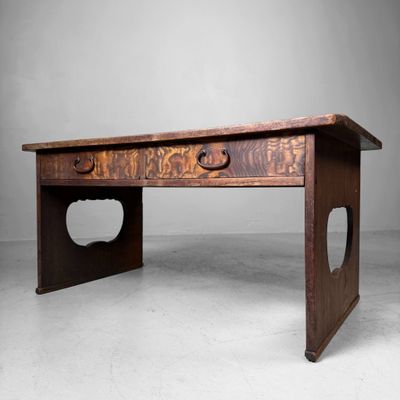 Traditional Japanese Low Writing Desk, Fumizukue, 1910s Traditional Japanese Low Writing Desk, Fumizukue, 1910s