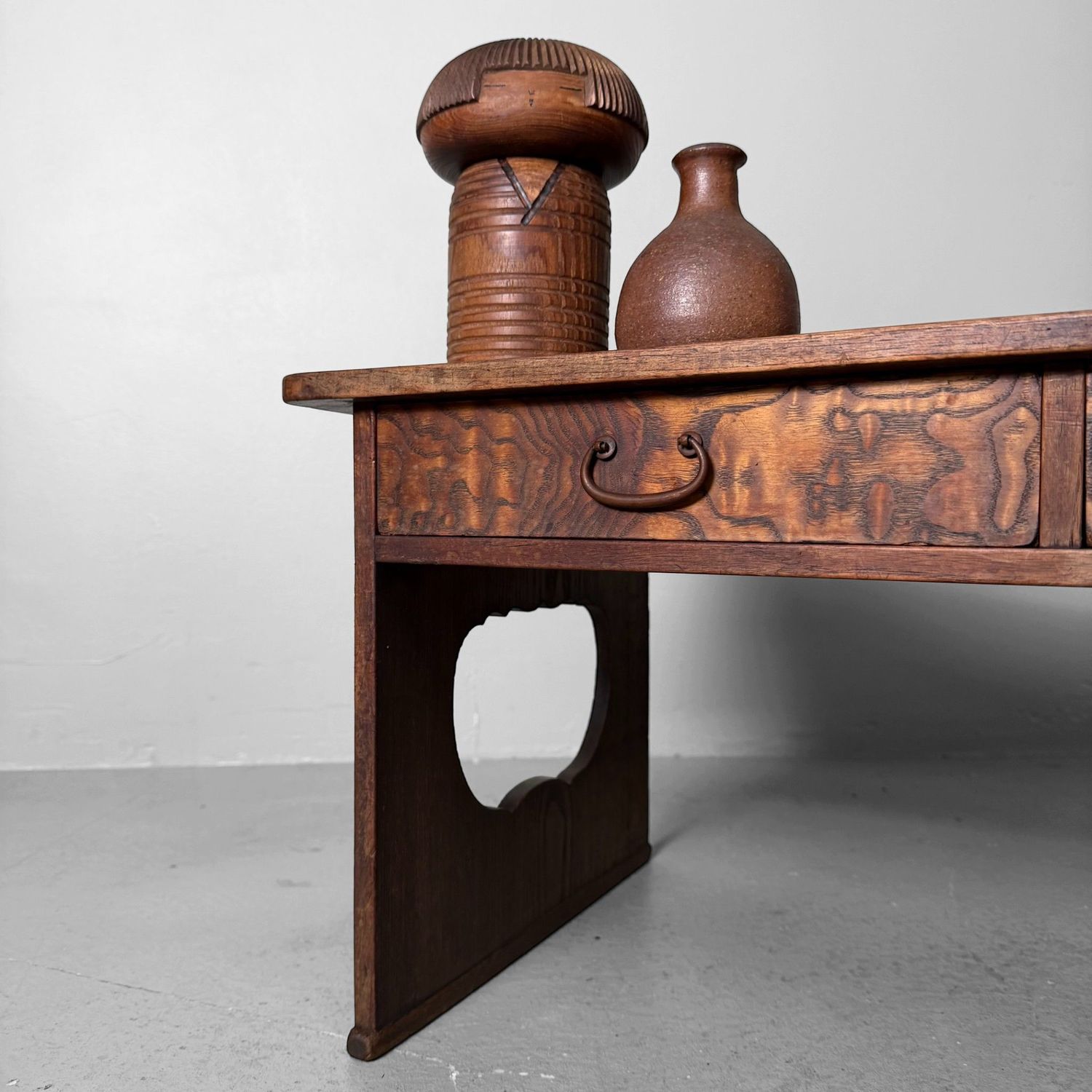 Traditional Japanese Low Writing Desk, Fumizukue, 1910s Traditional Japanese Low Writing Desk, Fumizukue, 1910s