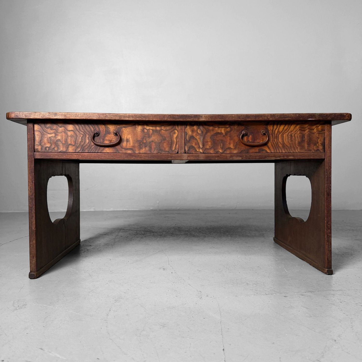 Traditional Japanese Low Writing Desk, Fumizukue, 1910s Traditional Japanese Low Writing Desk, Fumizukue, 1910s