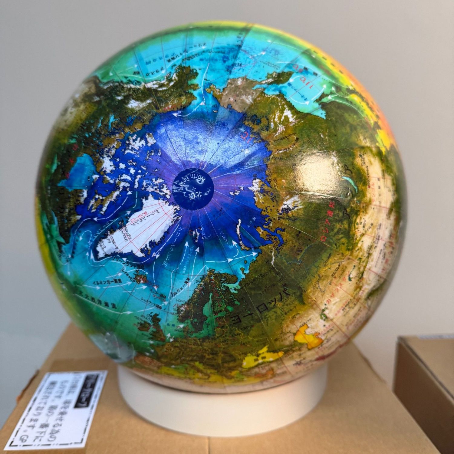Vintage Japanese Climate Globe Set “Kankyō Chikyofu”, 1980s