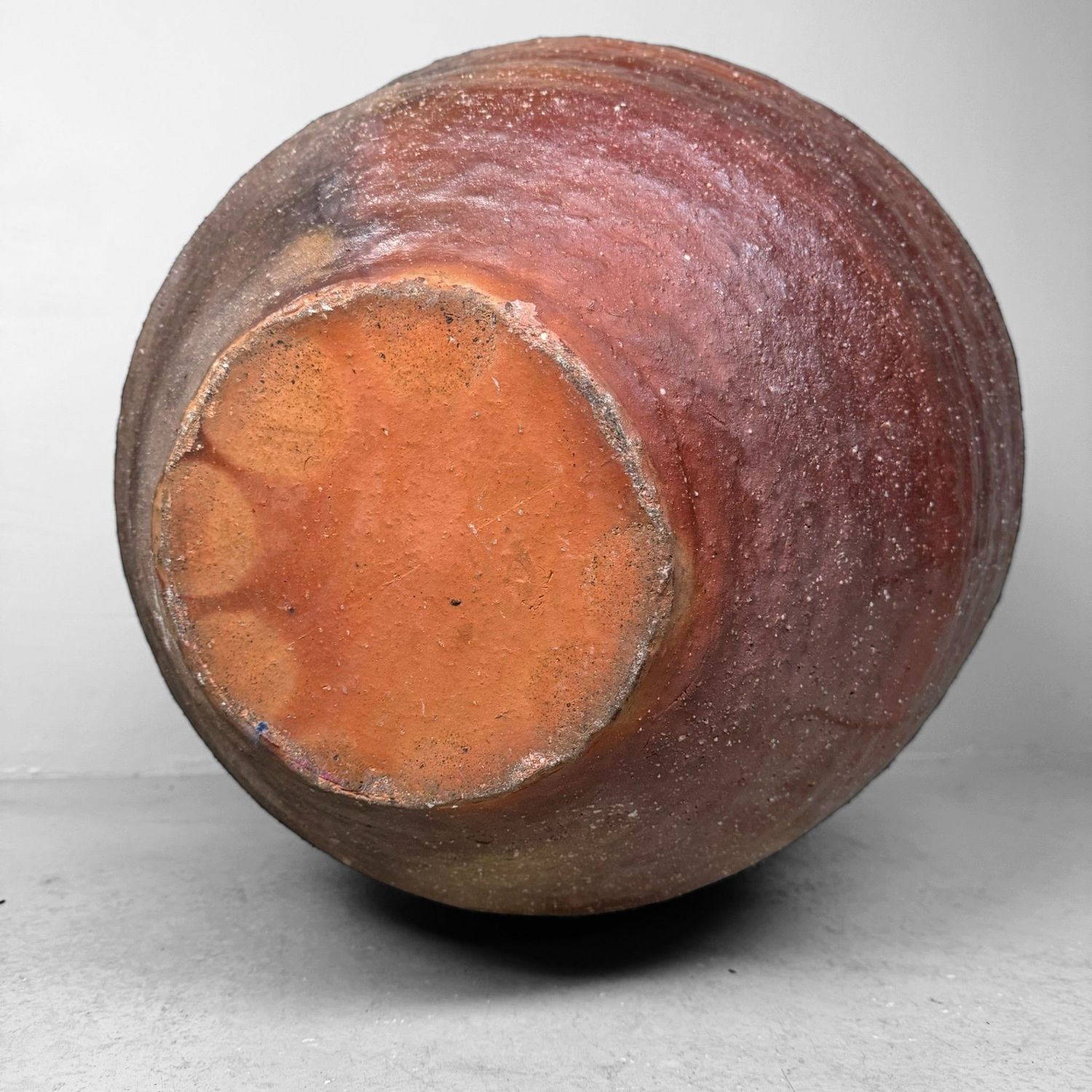 Large Shigaraki Tsubo – Monumental Floor Vase, 1940s
