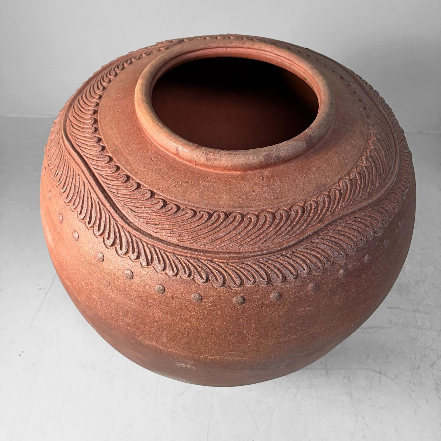 Monumentale Japanse Terracotta Kruik, 1960s