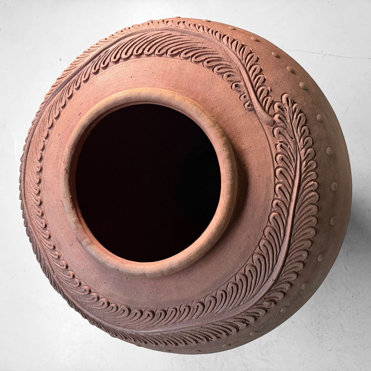 Monumentale Japanse Terracotta Kruik, 1960s